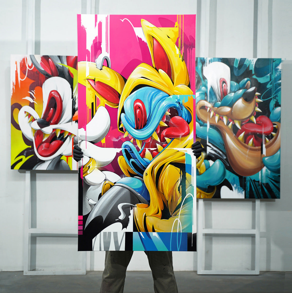 Dynamic Gaze - Canvas Painting